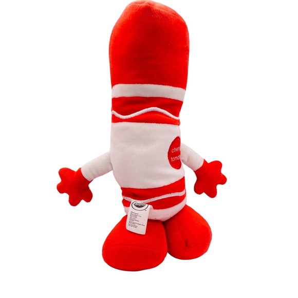 Crayola Experience Bean Bag Plush Doll 2015 Red Marker 13" Cherry Tomato P12 - Picture 2 of 5